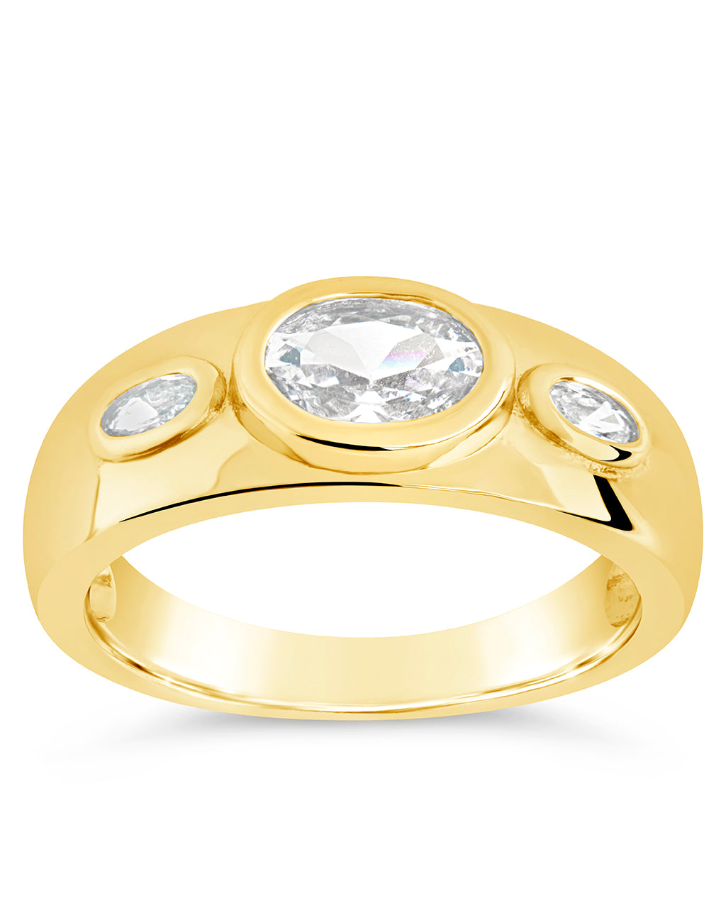 Soren Oval CZ Ring
