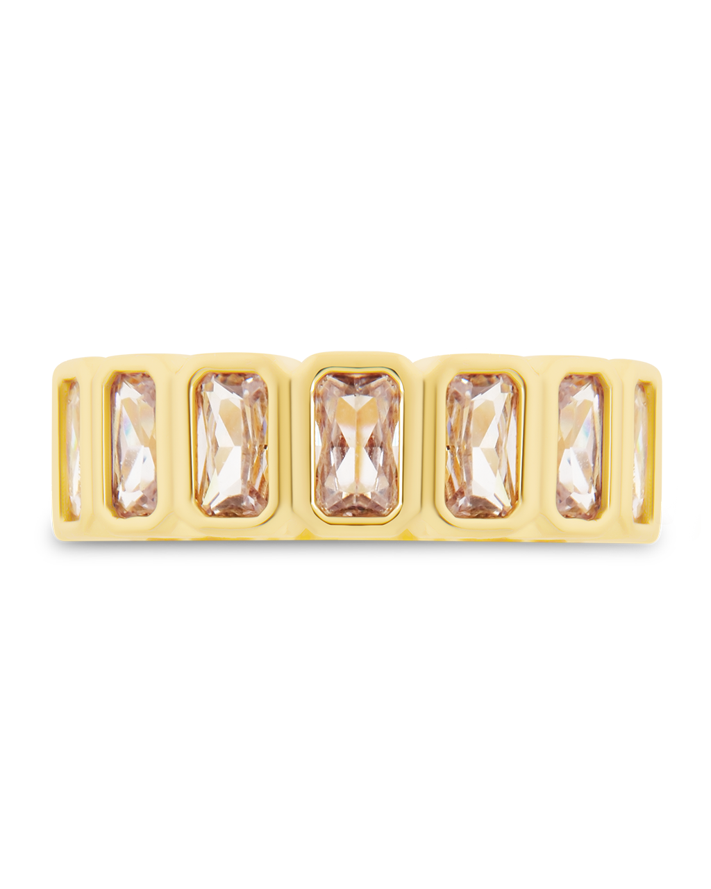 Jackie Bezel CZ Station Ring