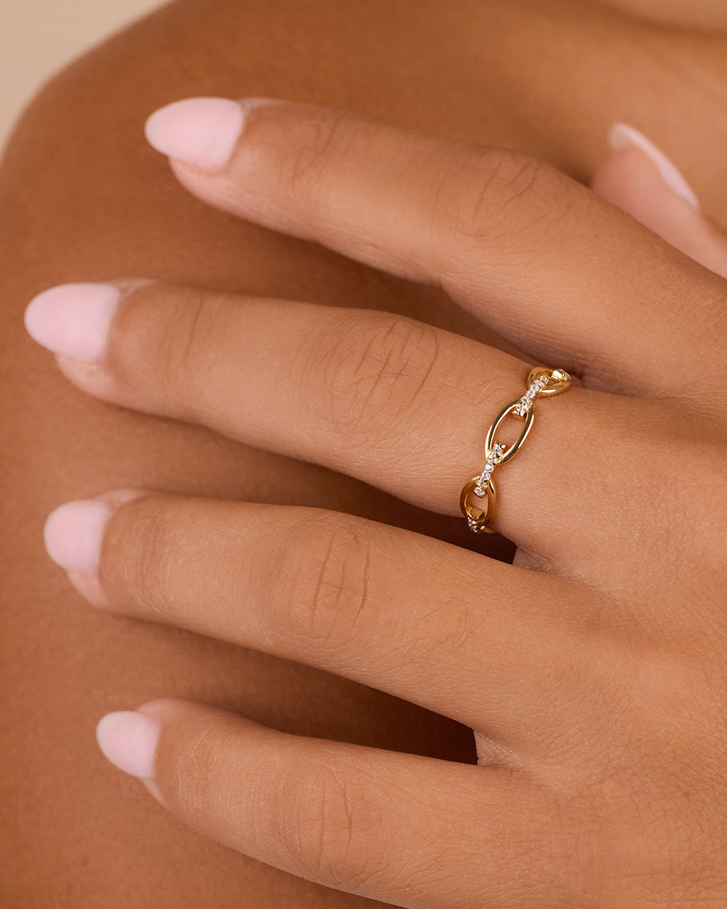 Sterling Silver Open Chain Link Ring – Sterling Forever