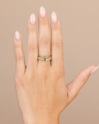 Sterling Silver Cassidy CZ Layered Textured Ring - Sterling Forever