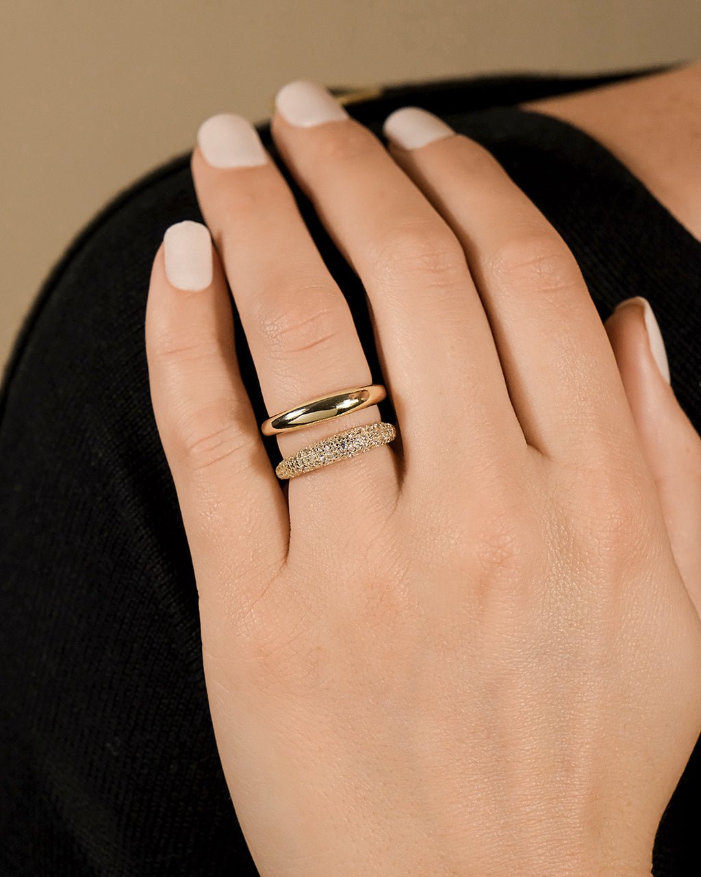 Sterling Silver Maisey CZ Studded Open Ring - Sterling Forever