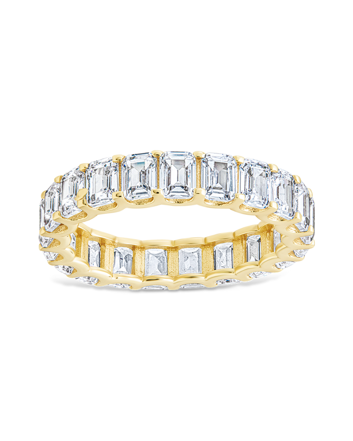Sterling Silver Rio Baguette CZ Ring