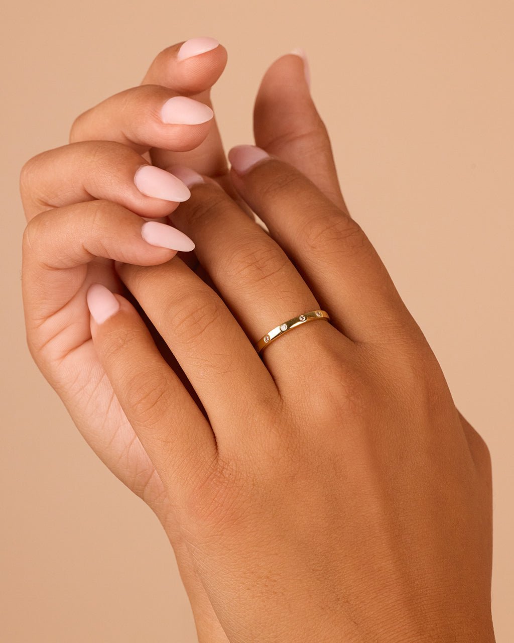 Sterling Silver Mindy CZ Studded Ring - Sterling Forever