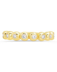 Sterling Silver Trisha CZ Bezel Ring - Sterling Forever