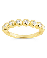 Sterling Silver Trisha CZ Bezel Ring - Sterling Forever