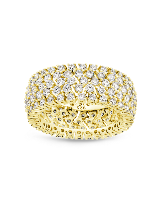 Sterling Silver Yvonne CZ Stacking Ring