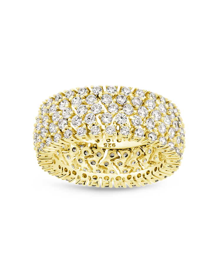 Sterling Silver Yvonne CZ Stacking Ring