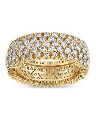 Sterling Silver Yvonne CZ Stacking Ring