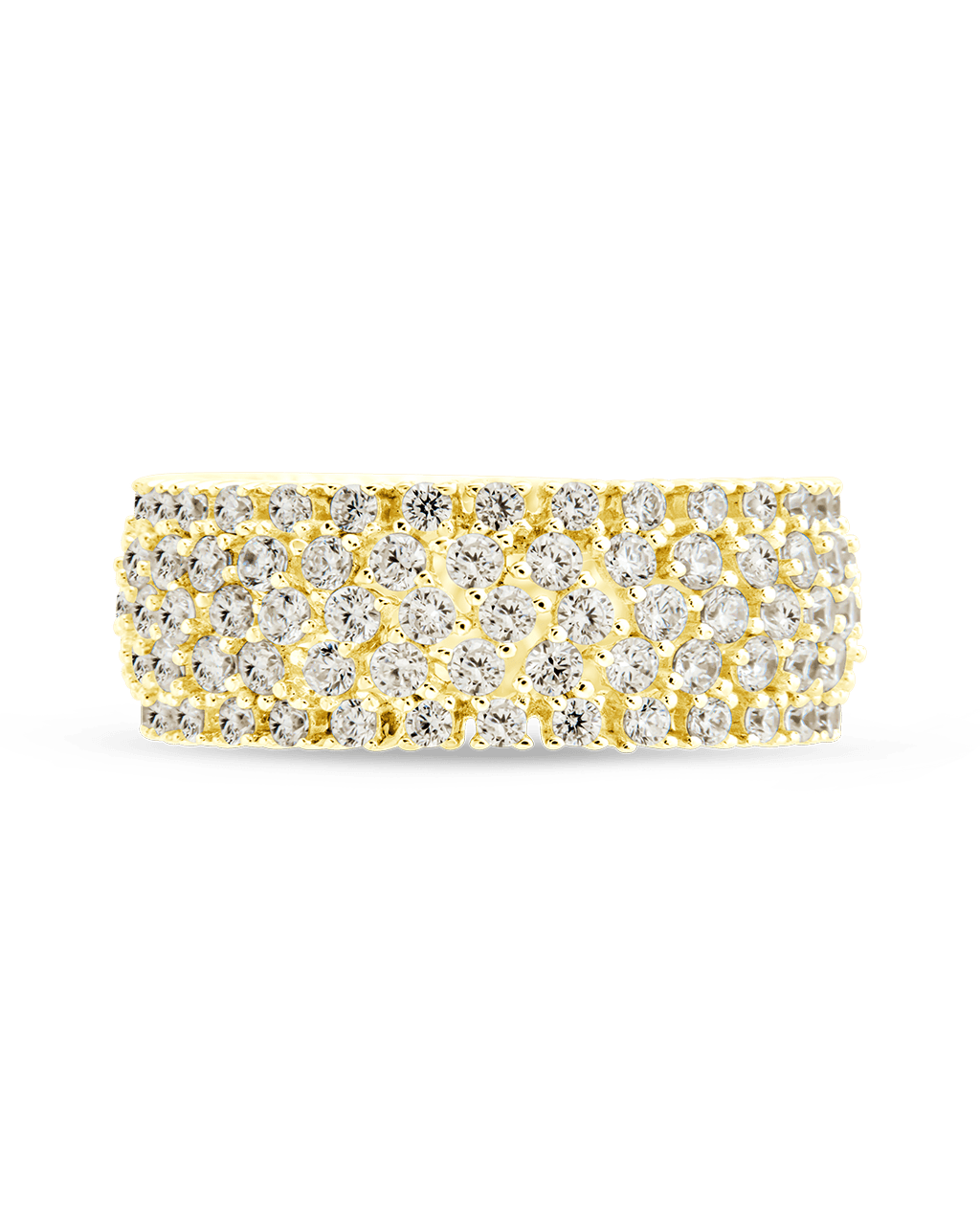 Sterling Silver Yvonne CZ Stacking Ring - Sterling Forever