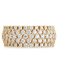 Sterling Silver Yvonne CZ Stacking Ring