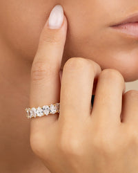 Sterling Silver Janis CZ Eternity Band Ring - Sterling Forever