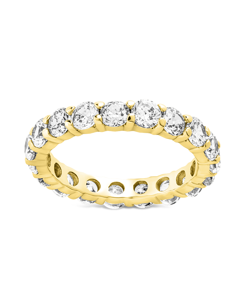 Sterling Silver Gracie CZ Eternity Ring - Sterling Forever