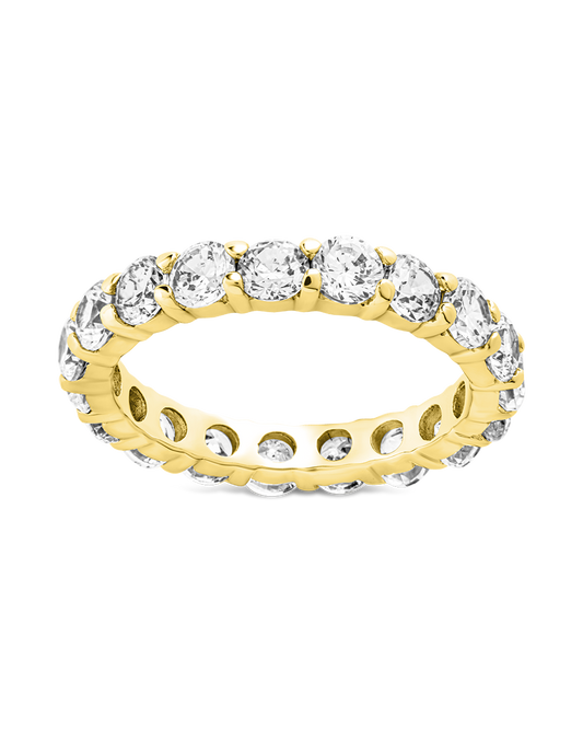 Sterling Silver Gracie CZ Eternity Ring