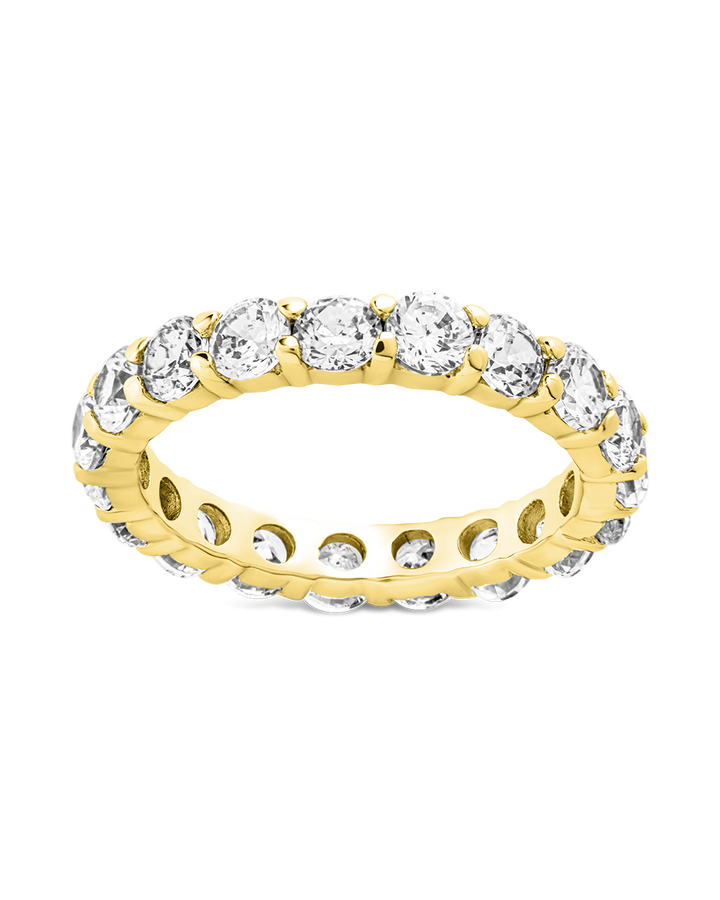 Sterling Silver Gracie CZ Eternity Ring