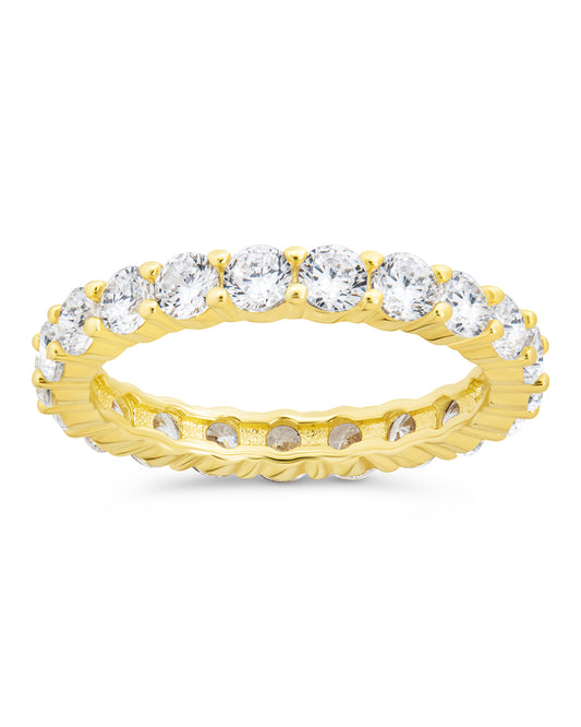 Sterling Silver Gracie CZ Eternity Ring