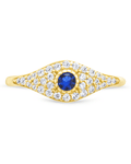 Sterling Silver Mozzie Evil Eye Ring - Sterling Forever