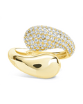 Sterling Silver Cecilia CZ Open Ring - Sterling Forever