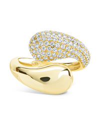 Sterling Silver Cecilia CZ Open Ring - Sterling Forever