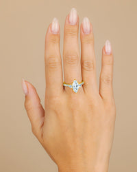 Sterling Silver Marquise & Trillion Ring - Sterling Forever
