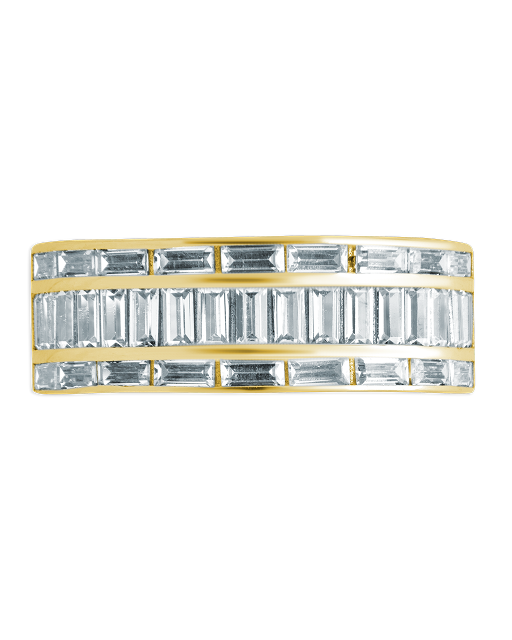 Sterling Silver Kate Baguette Eternity Ring