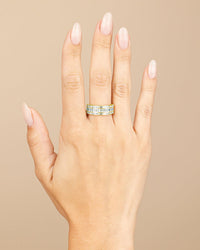 Sterling Silver Kate Baguette Eternity Ring - Sterling Forever