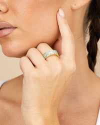 Sterling Silver Kate Baguette Eternity Ring - Sterling Forever
