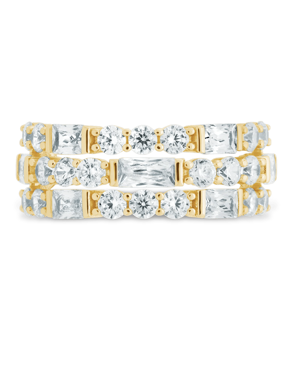 Sterling Silver Kornelia Eternity Ring - Sterling Forever