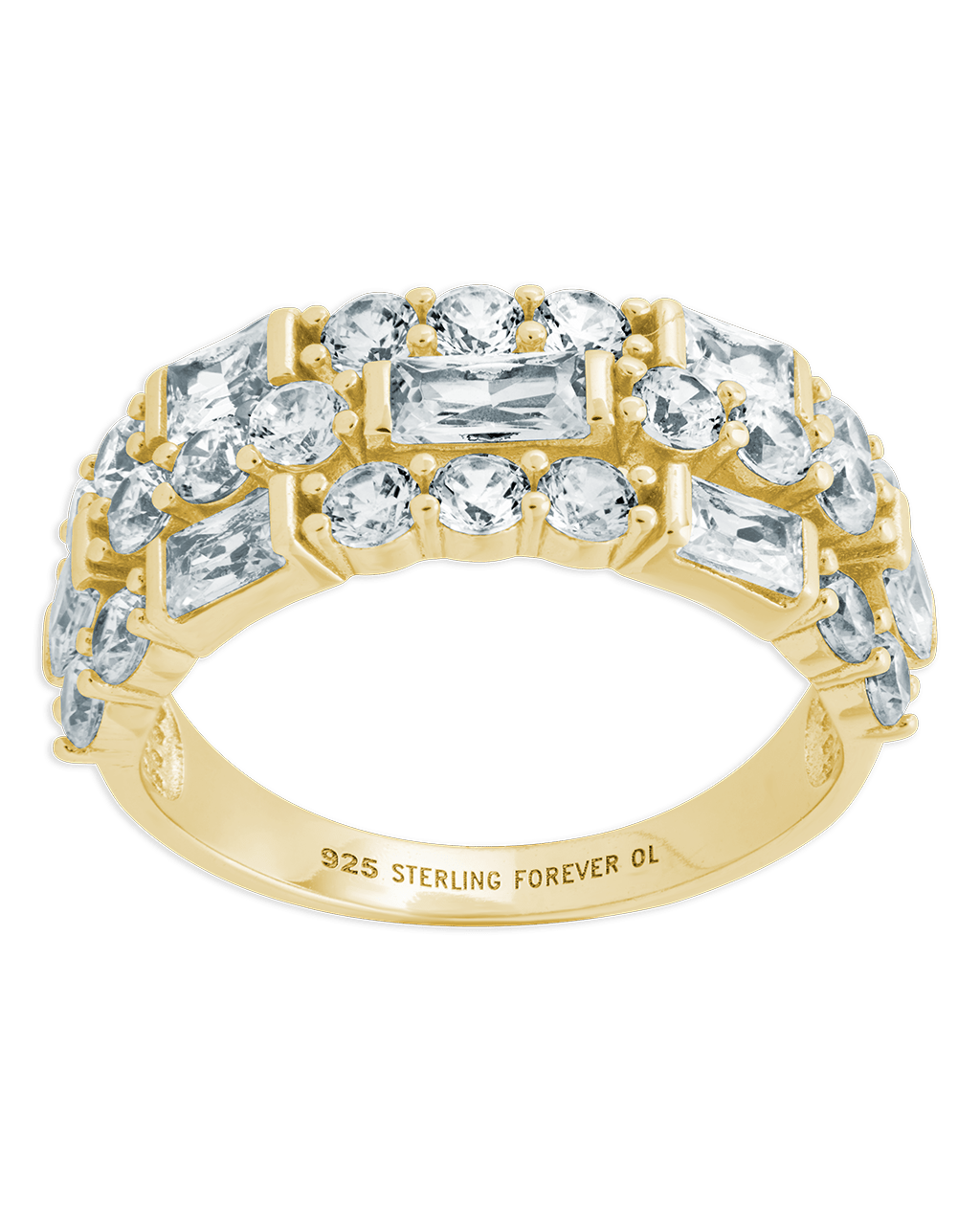 Sterling Silver Kornelia Eternity Ring - Sterling Forever