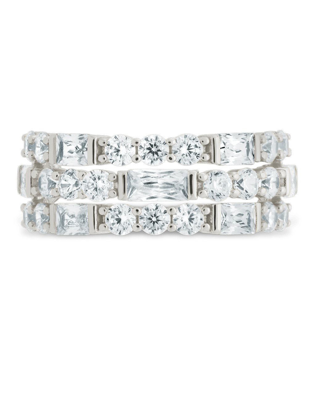 Sterling Silver Kornelia Eternity Ring - Sterling Forever