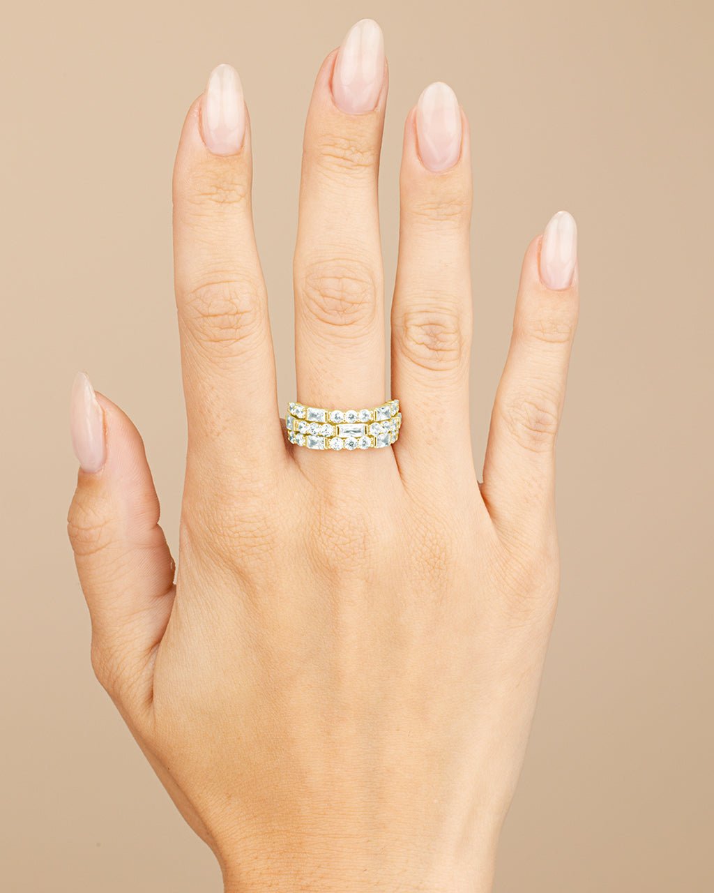 Sterling Silver Kornelia Eternity Ring - Sterling Forever