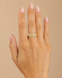 Sterling Silver Juliette Bubble Pavé Ring