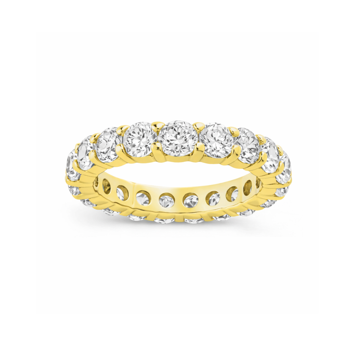Sterling Silver Statement Gracie CZ Eternity Ring