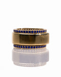 Smart Ring Sapphire CZ Band Set of 2