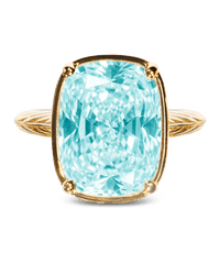 Aquamarine ring – gold