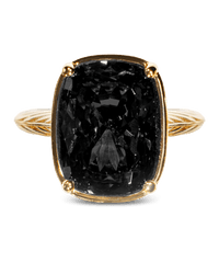 Black ring – gold