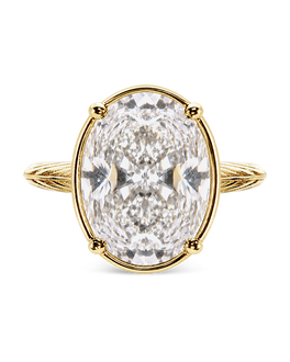 Sterling Silver Oval Cut CZ Cocktail Ring