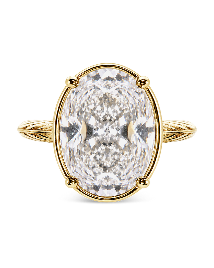 Sterling Silver Oval Cut CZ Cocktail Ring