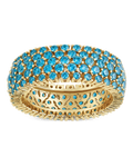 Sterling Silver Aquamarine CZ Yvonne Ring