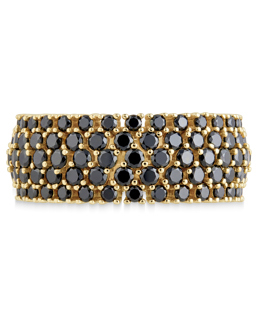 Sterling Silver Black CZ Yvonne Ring