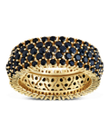 Sterling Silver Black CZ Yvonne Ring