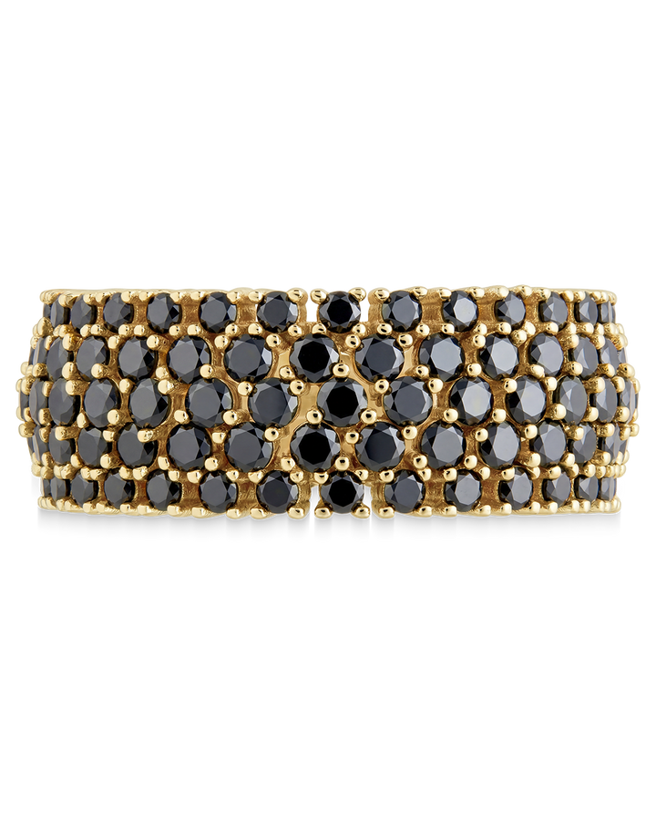 Sterling Silver Black CZ Yvonne Ring