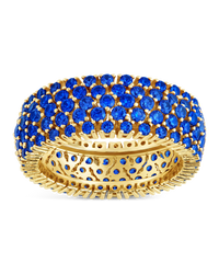 Sterling Silver Sapphire CZ Yvonne Ring