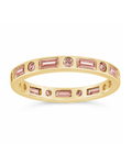 Sterling Silver Light Pink CZ Ethel Ring