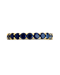 Sterling Silver Gracie Black CZ Eternity Ring