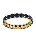 Sterling Silver Gracie Black CZ Eternity Ring