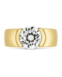 Sterling Silver Dua Bezel Ring