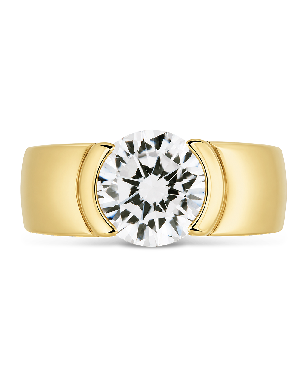 Sterling Silver Dua Bezel Ring