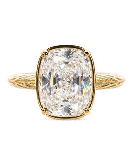 Sterling Silver Midi Elongated Cushion Ring