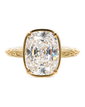 Sterling Silver Midi Elongated Cushion Ring