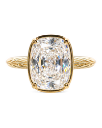 Sterling Silver Midi Elongated Cushion Ring